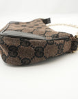GUCCI GG Canvas Chain Shoulder Bag
