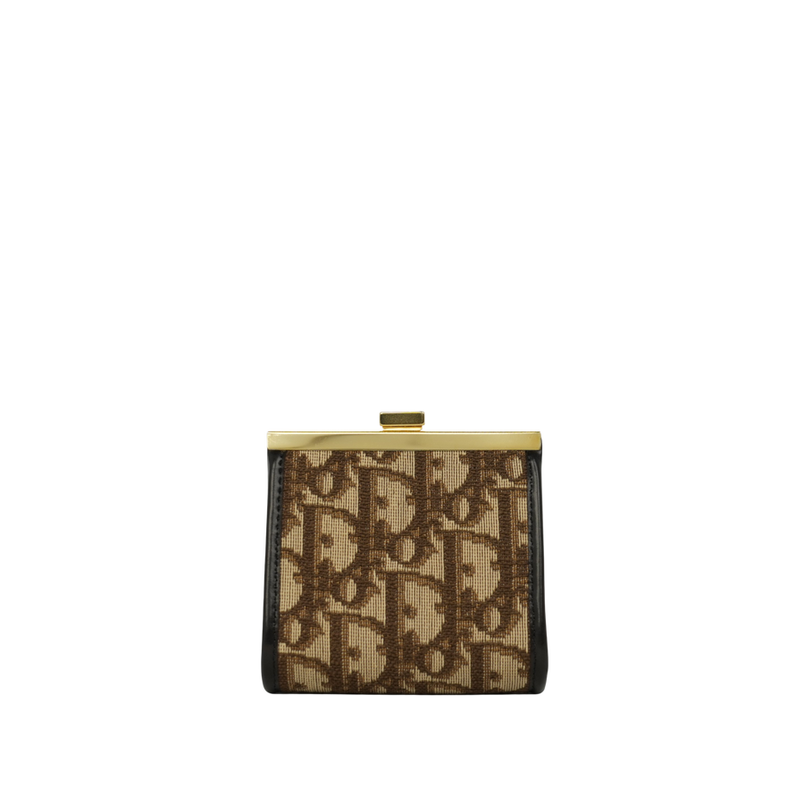 CHRISTIAN DIOR Trotter Frame Coin Purse