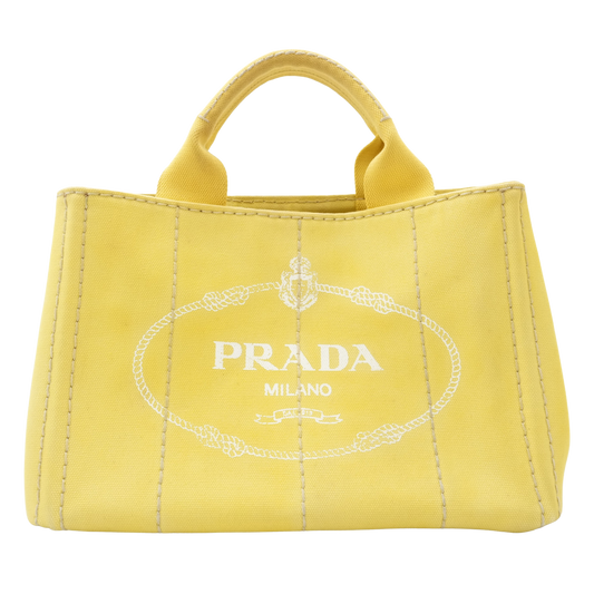 PRADA canvas Tote Bag/Handbag