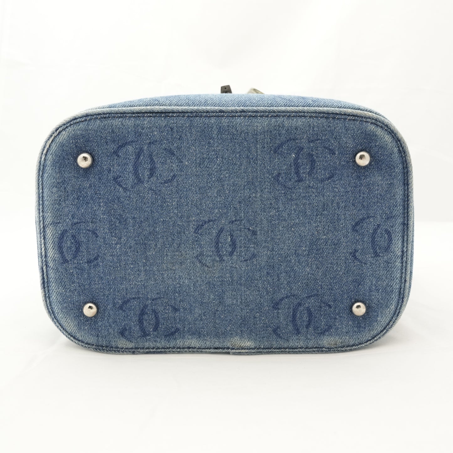 CHANEL Denim Vanity Bag Handbag