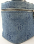 CHANEL Denim Vanity Bag Handbag