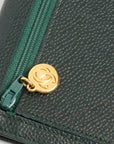 CHANEL 1996–1997 Coco Mark Caviar Leather Bi-Fold Long Wallet