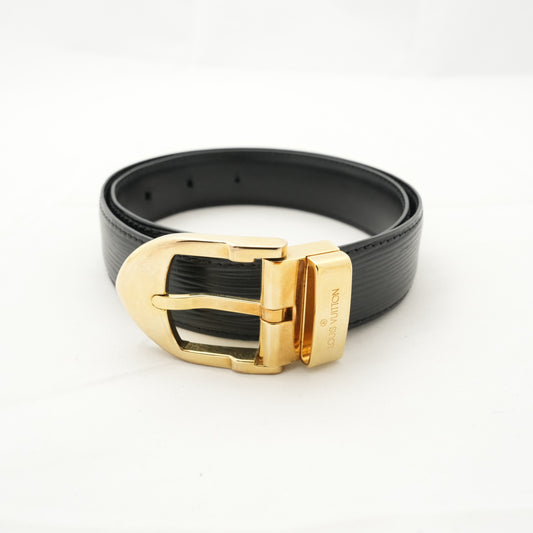 LOUIS VUITTON Epi Saint Jacques Classic Belt M6832