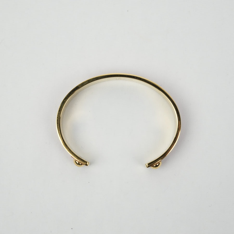 LOUIS VUITTON Monogram Johnk Wild Bangle M67785