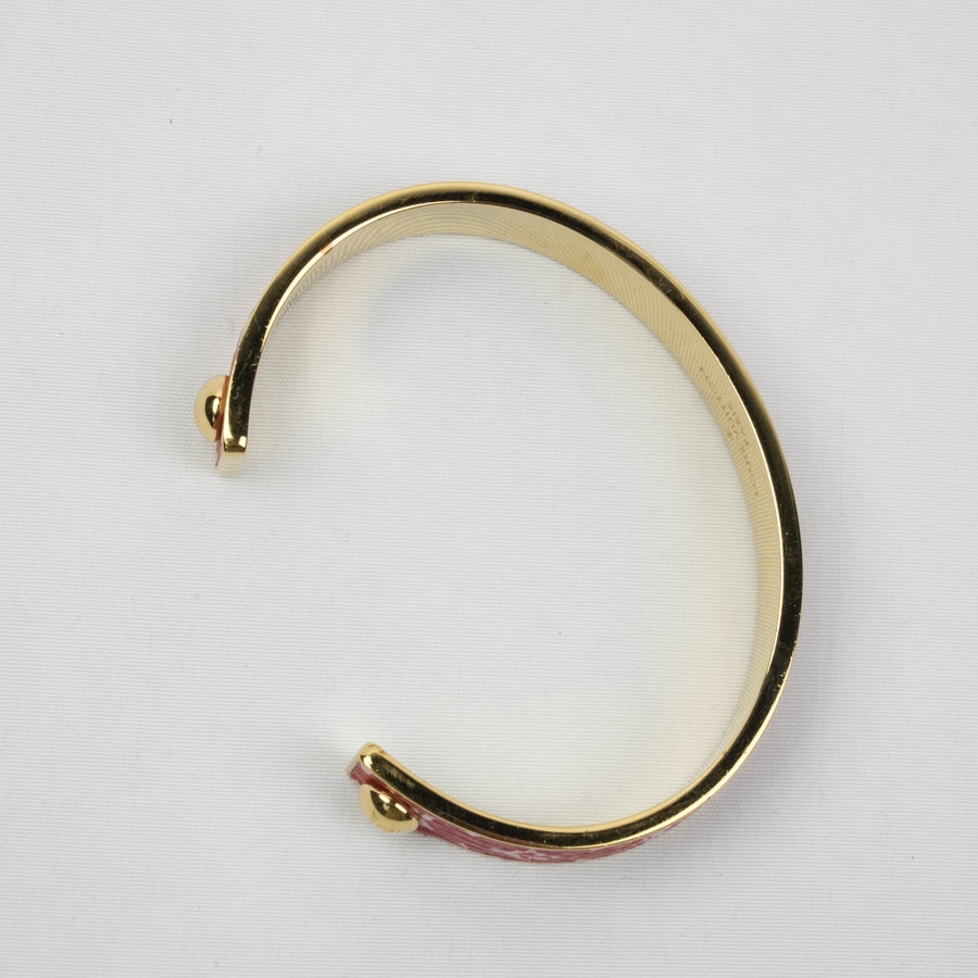 LOUIS VUITTON Monogram Johnk Wild Bangle M67785