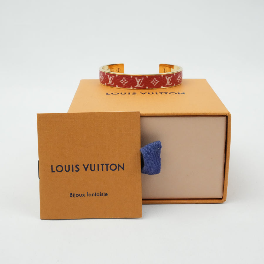 LOUIS VUITTON Monogram Johnk Wild Bangle M67785