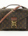 LOUIS VUITTON Monogram Monceau Shoulder Bag/Handbag 2Way M51185