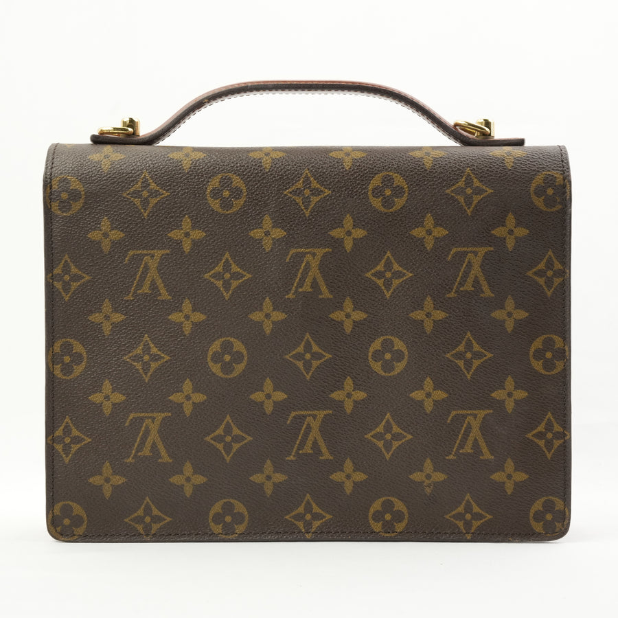 LOUIS VUITTON Monogram Monceau Shoulder Bag/Handbag 2Way M51185