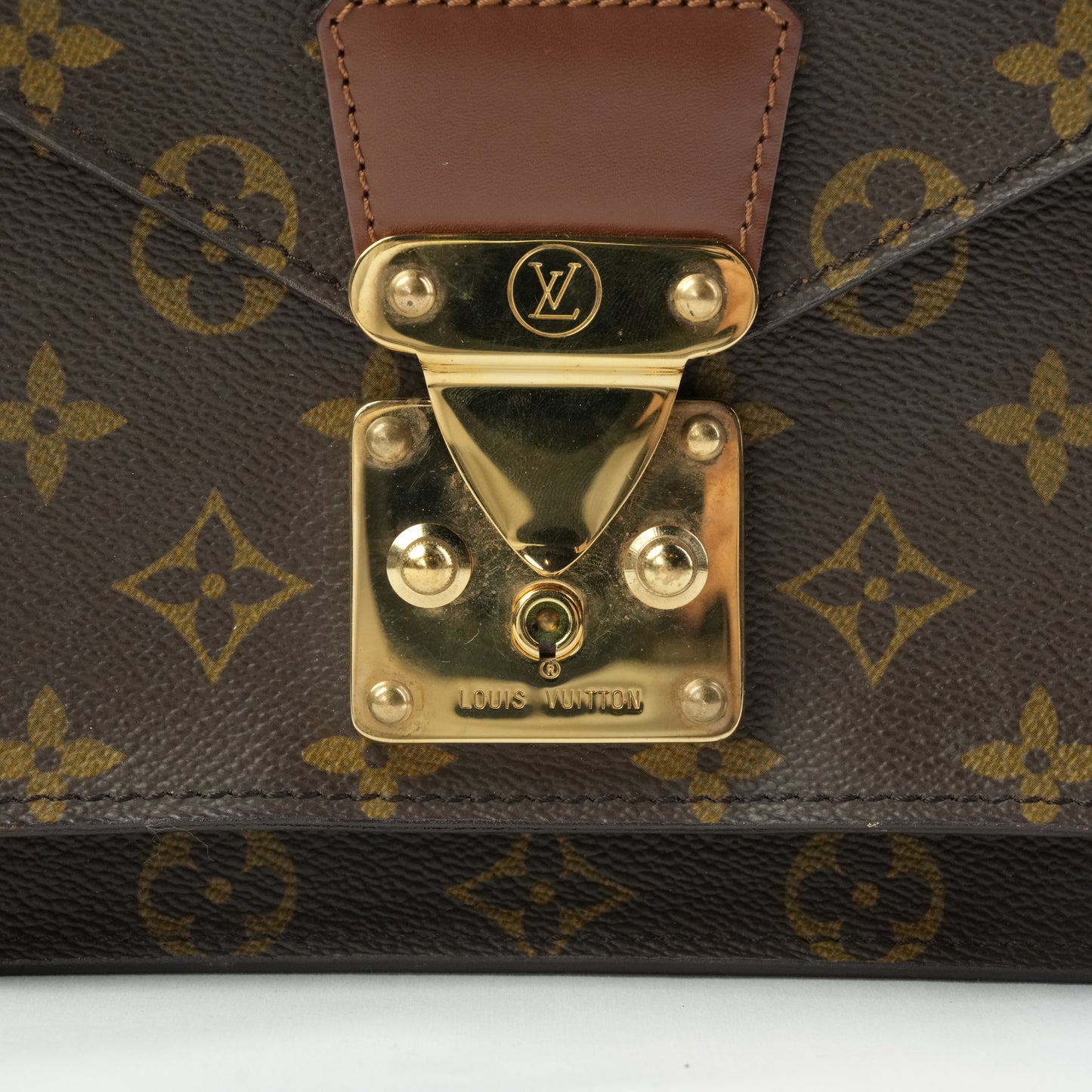 LOUIS VUITTON Monogram Monceau Shoulder Bag/Handbag 2Way M51185