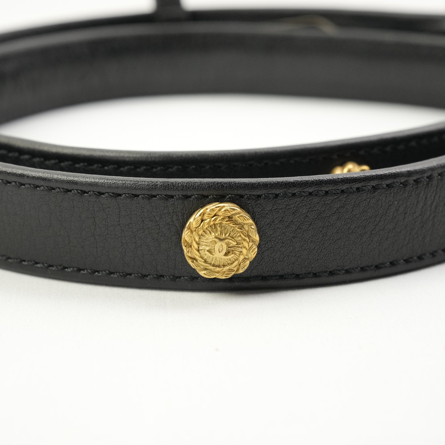 CHANEL 1993 Coco Mark Camellia Belt