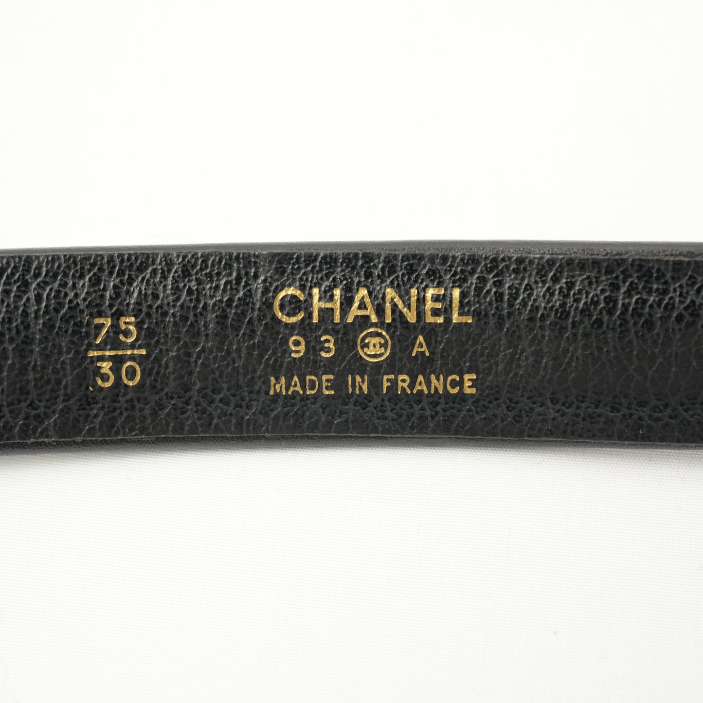 CHANEL 1993 Coco Mark Camellia Belt