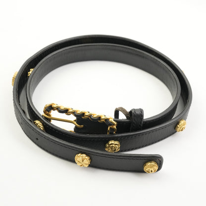 CHANEL 1993 Coco Mark Camellia Belt