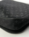 LOUIS VUITTON Monogram Comte De Femusette Satin Noir Shoulder Bag M92273