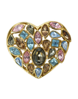 YVES SAINT LAURENT Heart Brooch