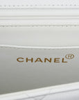 CHANEL 1994-1996 Matelassé V flap with G Hardware Lambskin Shoulder Bag