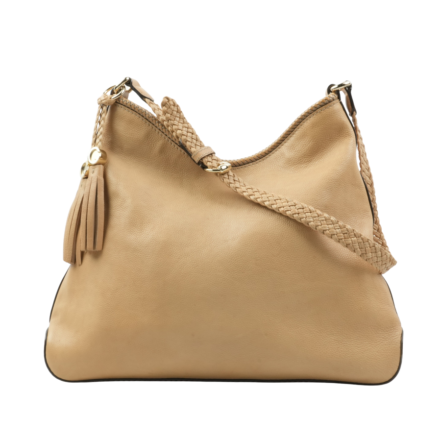 GUCCI  257026 Leather Gold Hardware  Shoulder Bag