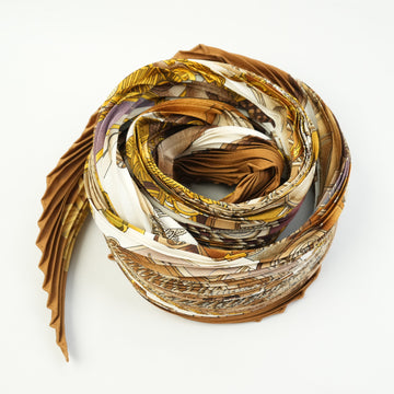 HERMES Pleated Scarf