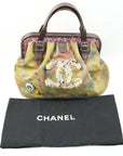 CHANEL Embroidery Graffiti Handbag