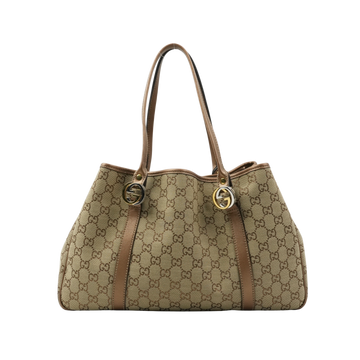 GUCCI GG Twins GG Canvas Shoulder Bag