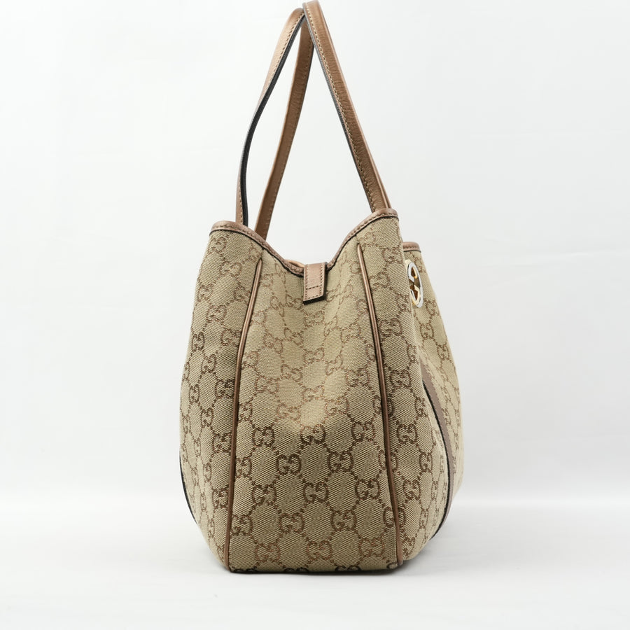 GUCCI GG Twins GG Canvas Shoulder Bag