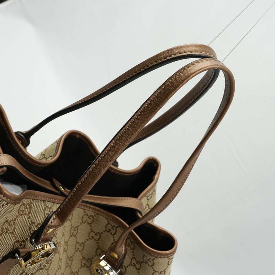 GUCCI GG Twins GG Canvas Shoulder Bag