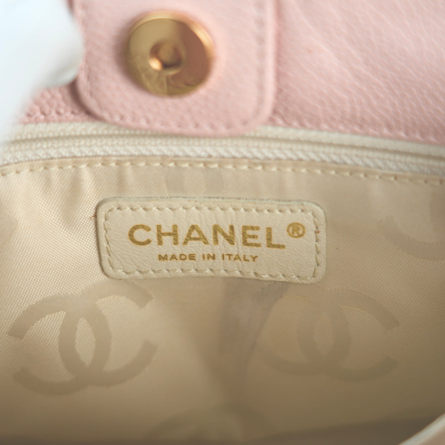 CHANEL 2004–2005 Triple Coco Caviar Leather Handbag