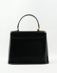 YVES SAINT LAURENT Leather Black Gold Handbag