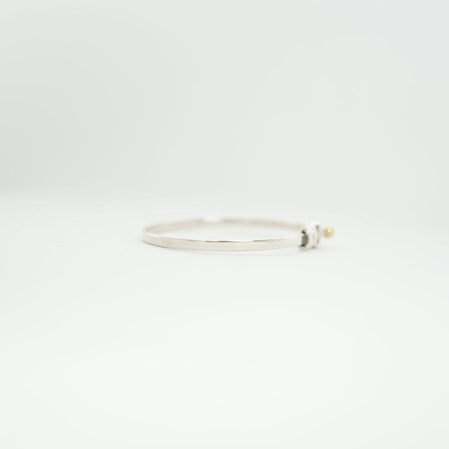 TIFFANY & CO. SV925 K18YG Love Knot Bangle