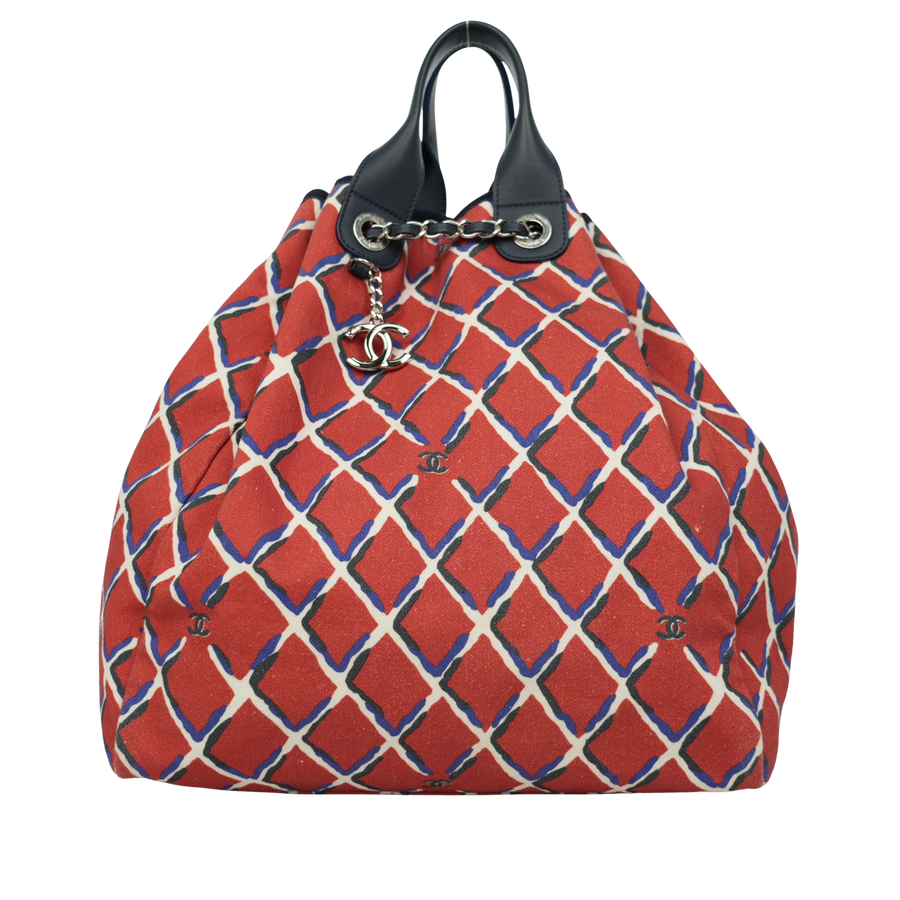 CHANEL Coco Beach Handbag/Backpack 2Way