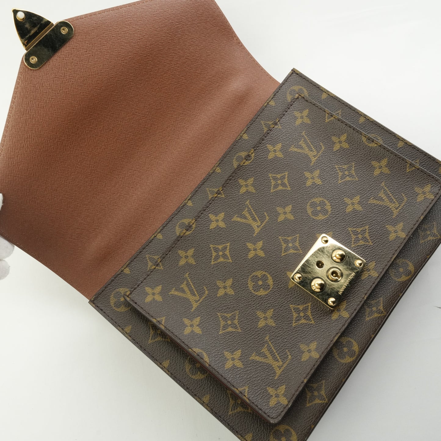 LOUIS VUITTON Monogram Monceau28 Handbag M51185