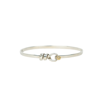 TIFFANY & CO. SV925 K18YG Love Knot Bangle