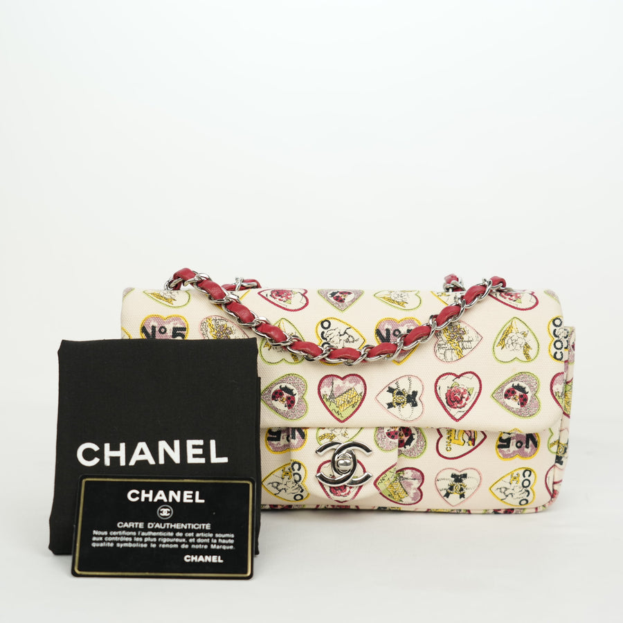 CHANEL 2005-2006 Valentine chain Shoulder Bag