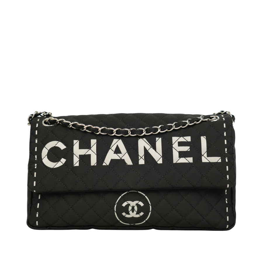 CHANEL 2008-2009 Nylon Shoulder Bag