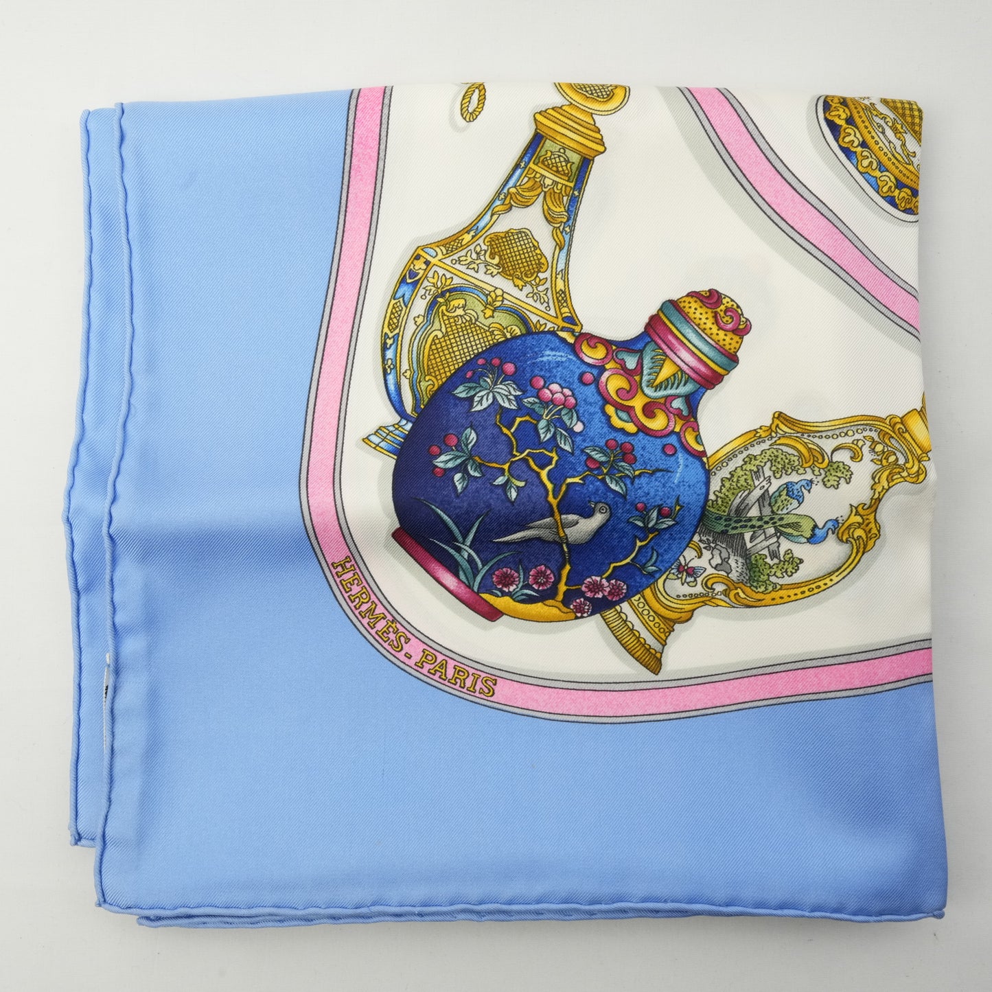 HERMES Silk Scarf Carre 90