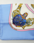 HERMES Silk Scarf Carre 90