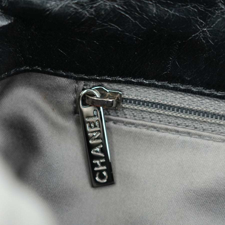 CHANEL 2009-2010 Pleated Shoulder Bag