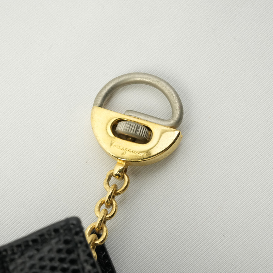 SALVATORE FERRAGAMO Keyring Leather Pouch