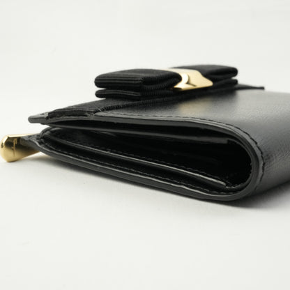 SALVATORE FERRAGAMO Leather Compact Wallet