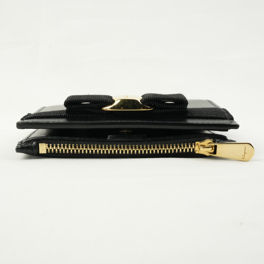 SALVATORE FERRAGAMO Leather Compact Wallet