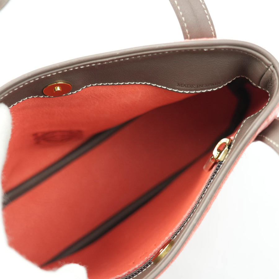 LOEWE Suede Mini Tote Bag / Shoulder Bag