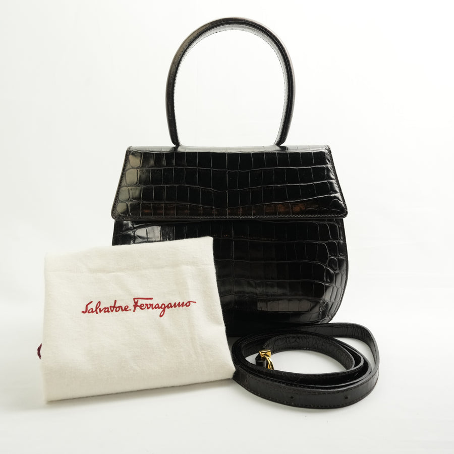 SALVATORE FERRAGAMO Hand Bag/Shoulder Bag 2Way