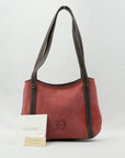 LOEWE Suede Mini Tote Bag / Shoulder Bag