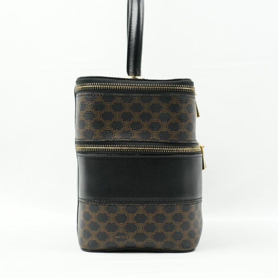 CELINE Macadam Vanity Handbag