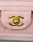 CHANEL Velvet Chain Shoulder Bag