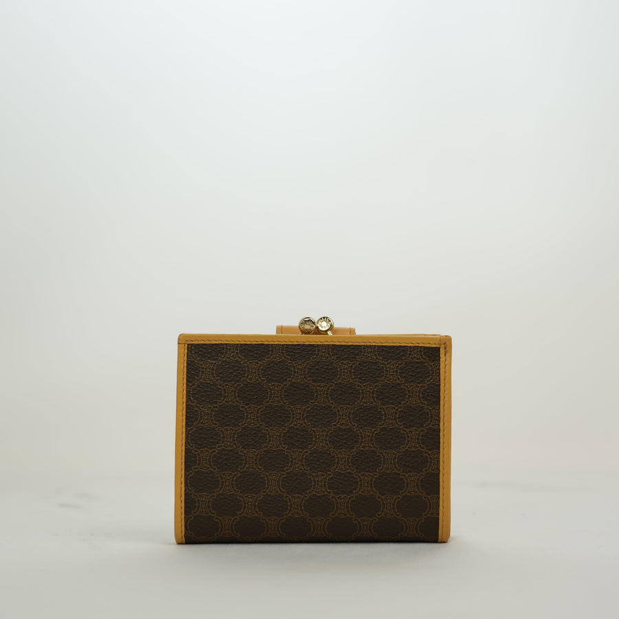CELINE Macadam Frame Two-Fold Wallet