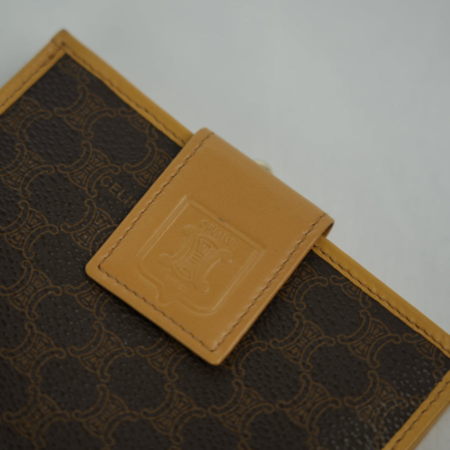 CELINE Macadam Frame Two-Fold Wallet