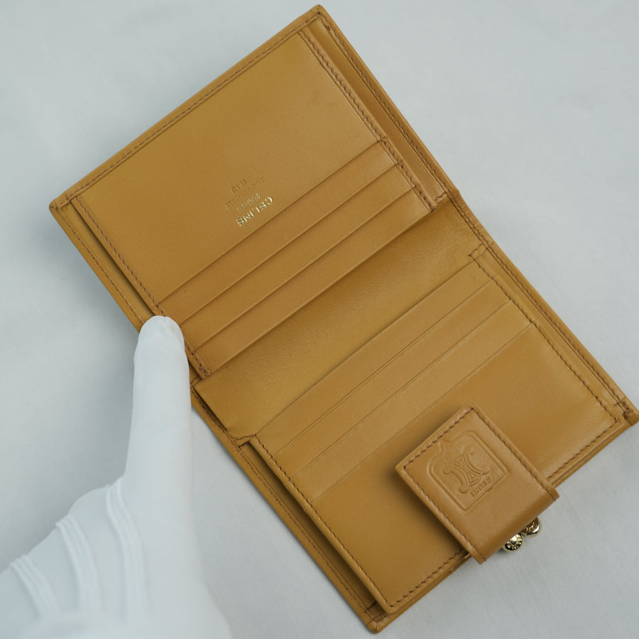 CELINE Macadam Frame Two-Fold Wallet