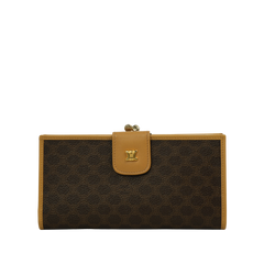 CELINE Macadam Frame Long Wallet