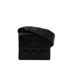 CHANEL 1991-1994 Mini MatelasseSatin Shoulder bag