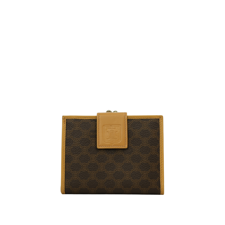 CELINE Macadam Frame Two-Fold Wallet